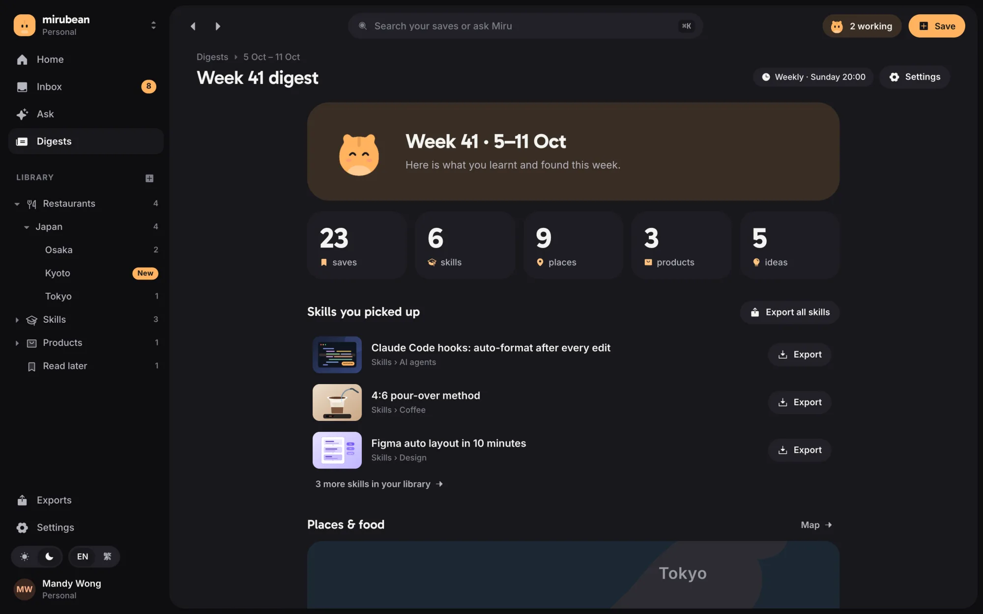 mirubean digest on the web